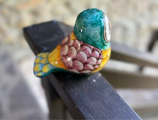 Gufo ceramica italiana