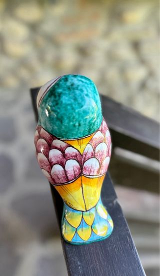 Gufo ceramica italiana