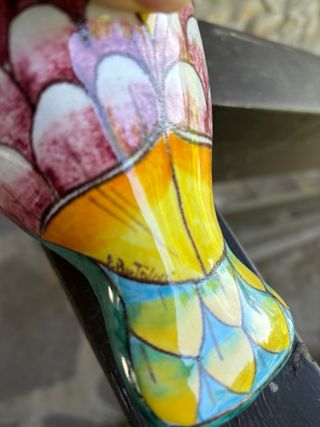 Gufo ceramica italiana