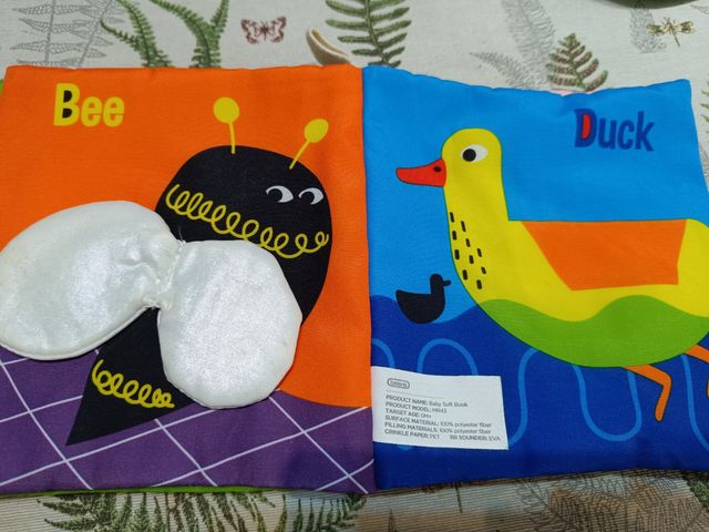 Pack libros tela sensoriales infantiles