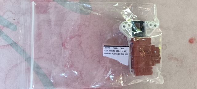 Bloqueo seguridad puerta lavadora