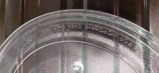 Plato microondas.