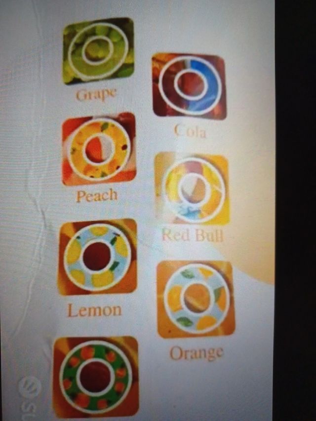 Aria alta borraccia tipo airup con 7 gusti