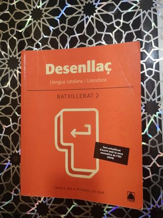 Libro catalán 2 de bachillerato