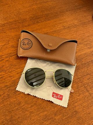 Gafas de sol Ray-Ban round metal negras