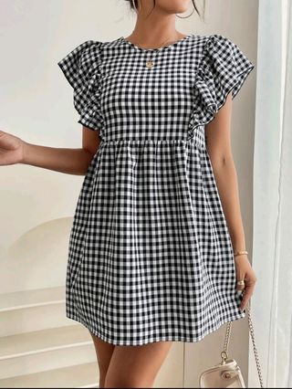 Minivestido cuadro vichy