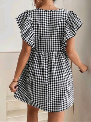Minivestido cuadro vichy