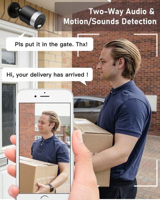 Camara Vigilancia WiFi Exterior 4MP 2K