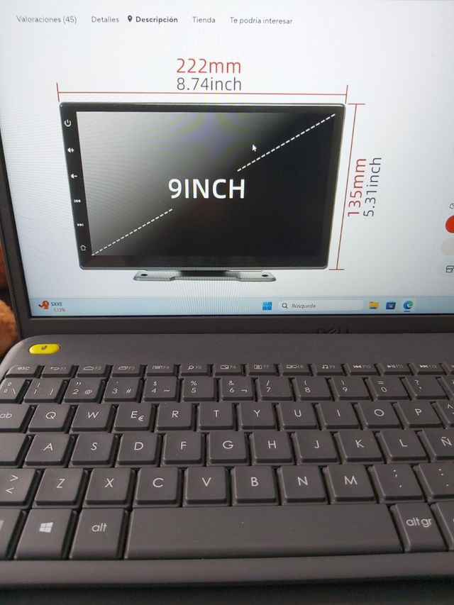 CarPlay Android o iPhone 9"con camara