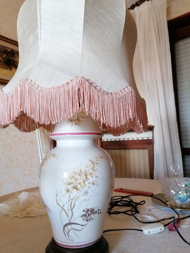 Lampada vintage in ceramica