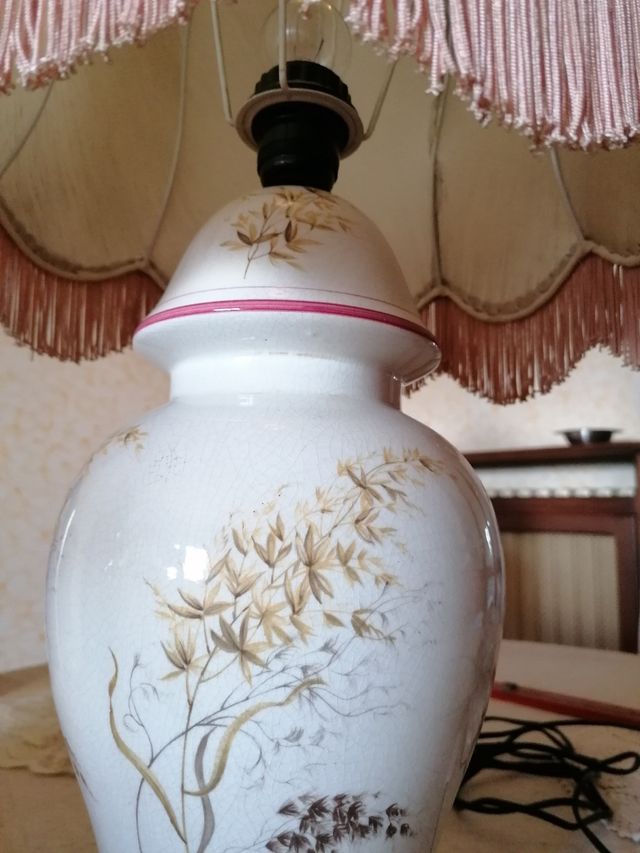 Lampada vintage in ceramica