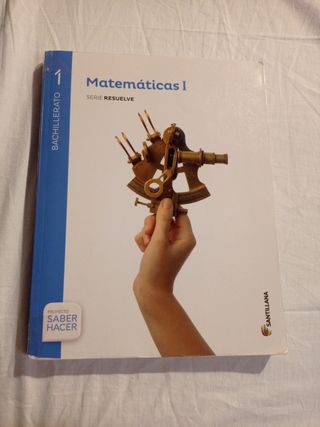 Libro Matemáticas 1°bach. Santillana