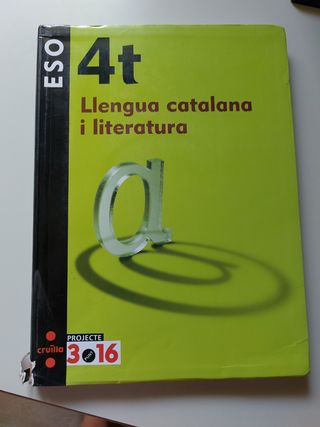 Llengua catalana i literatura 4 ESO