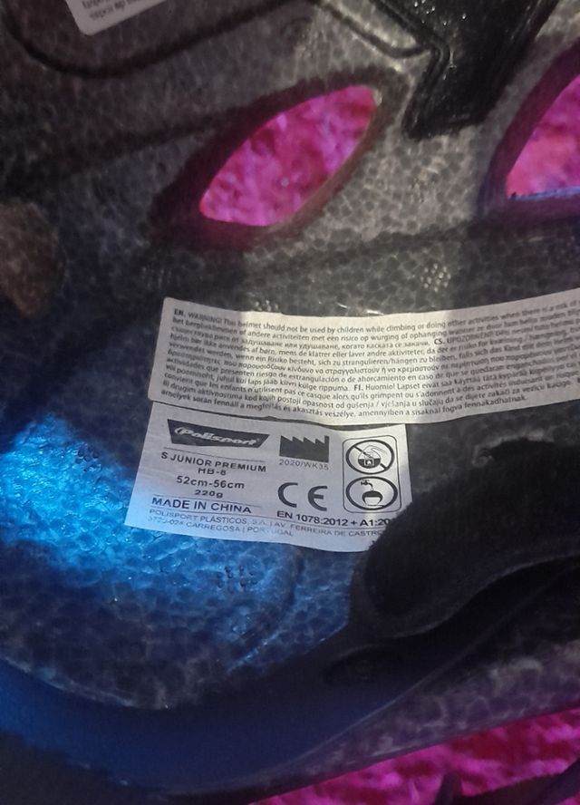 Casco Bicicleta niño