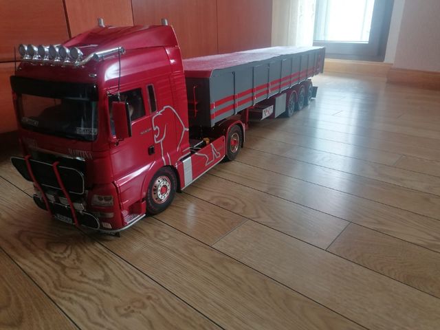 Remolque chatarrera tamiya 1:14