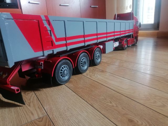 Remolque chatarrera tamiya 1:14