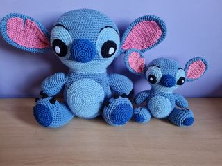 Muñeco amigurumi stitch grande