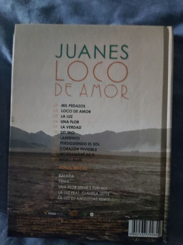Libro / Cd Juanes Loco de Amor