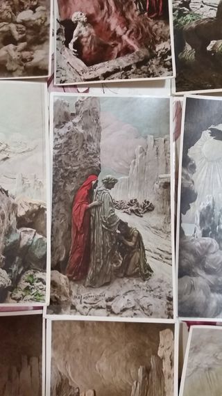 Cartoline Dante Alighieri vintage