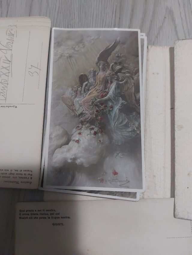 Cartoline Dante Alighieri vintage