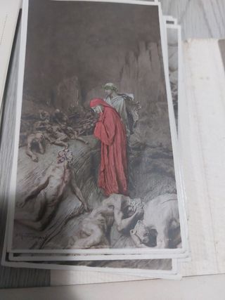Cartoline Dante Alighieri vintage
