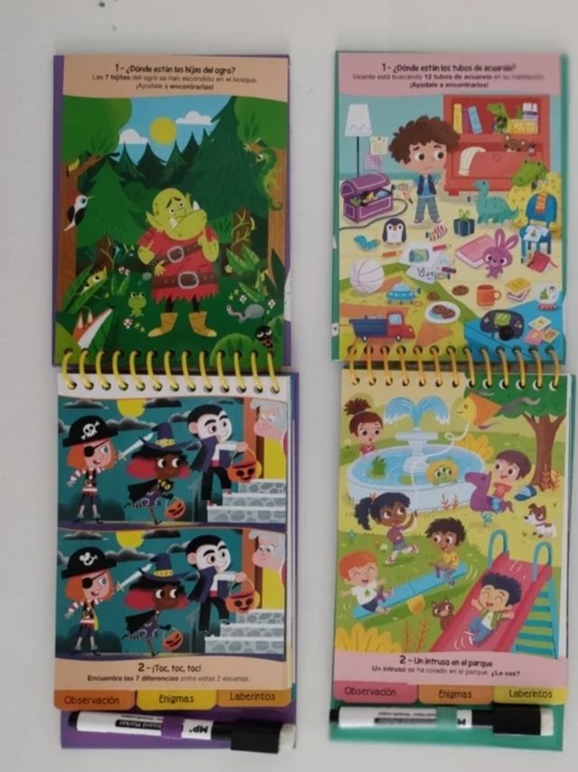 Lote libros de juegos