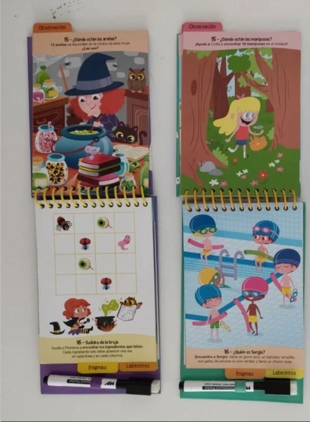 Lote libros de juegos