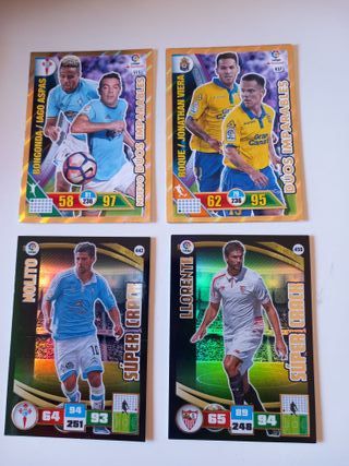 Cromos adrenalyn xl la liga 15-16 y 16-17