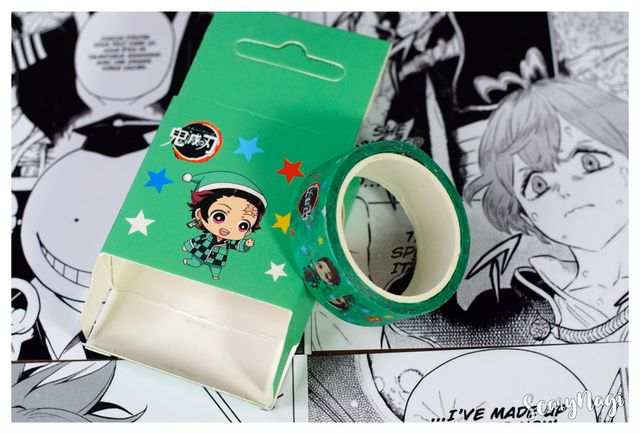 x3 Washi Tape Nezuko Tanjiro Zenitsu Demon Slayer