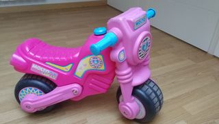 Moto correpasillos Molto Cross Rosa