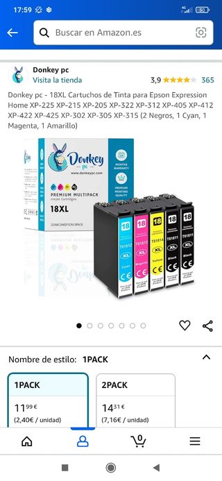 Tinta de impresora