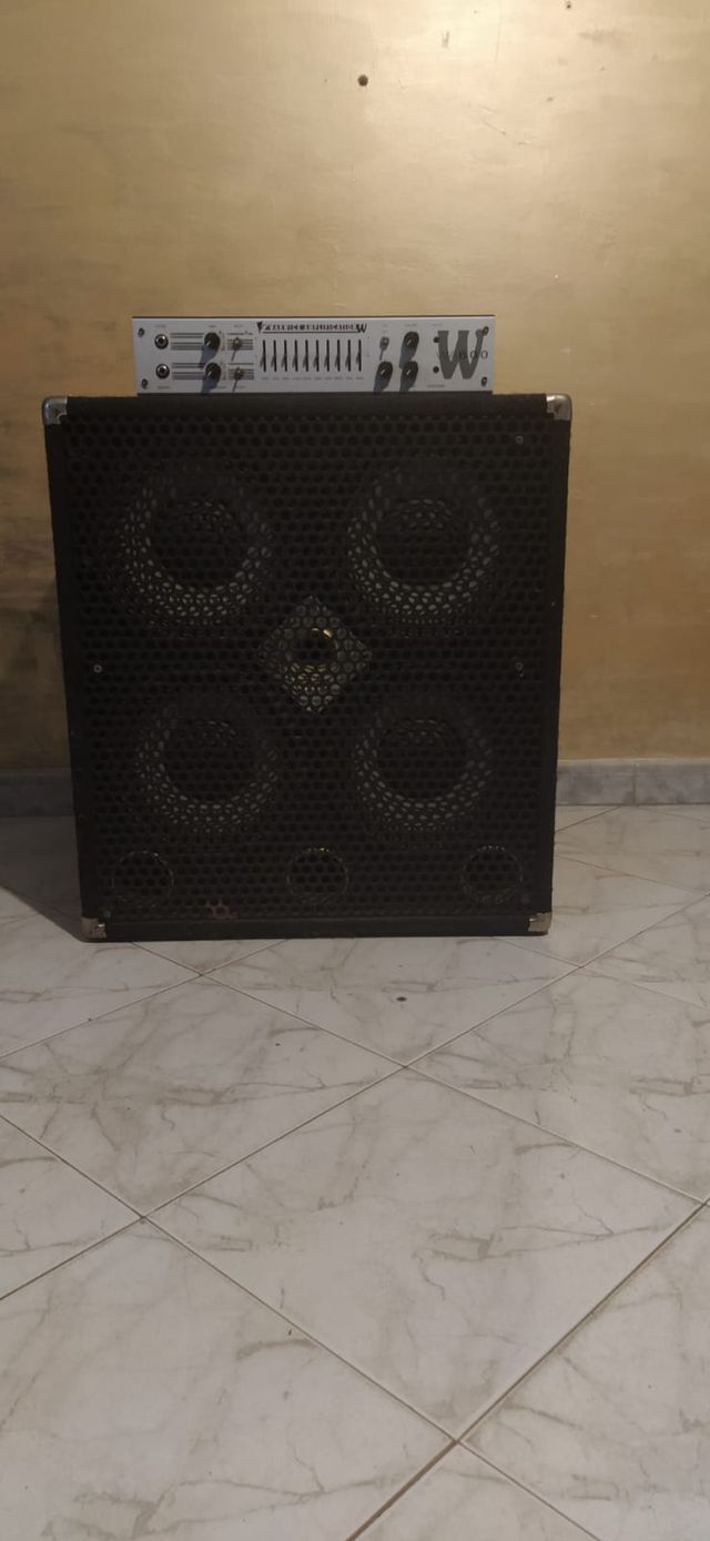 Warwick testata + cassa per basso 600wa 8 ohm