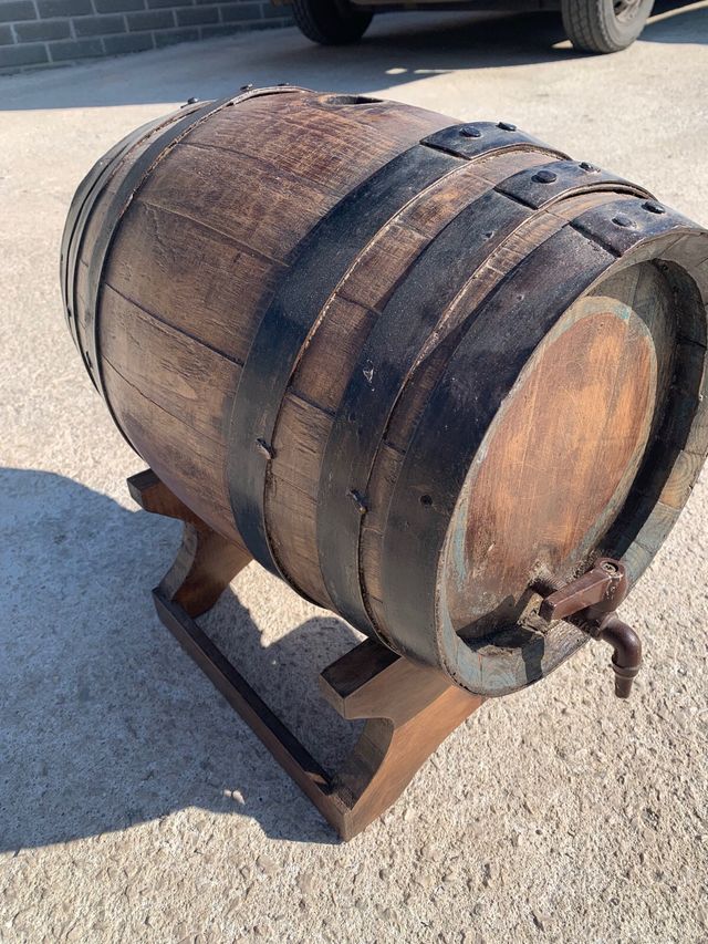 Botte antica di rovere da 25 litri ottima