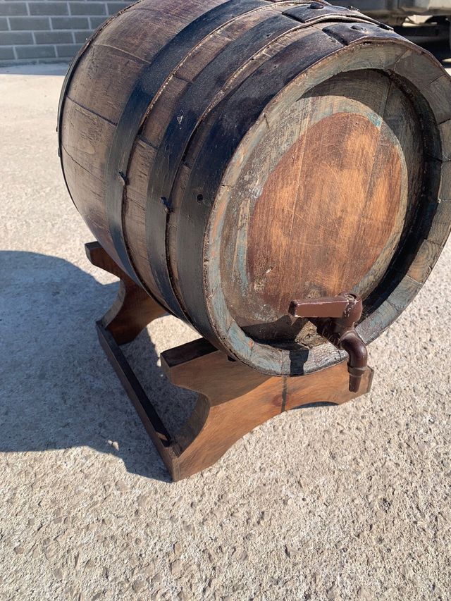 Botte antica di rovere da 25 litri ottima