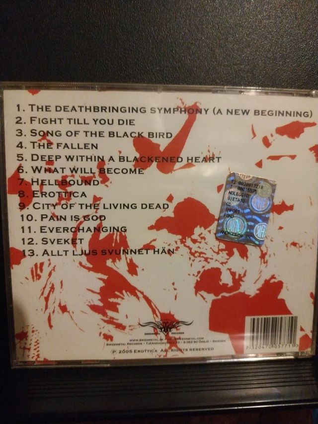 Swedish Death Metal band: Erottica CD