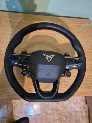 Volante leon cupra con airbag