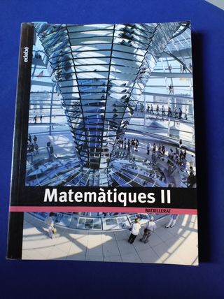 Libro de matemáticas 2 de bachillerato 