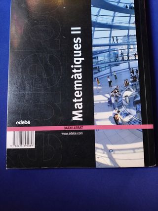 Libro de matemáticas 2 de bachillerato 