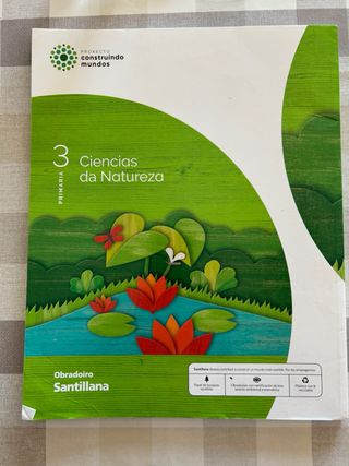 Libro Ciencias da Natureza 3 primaria
