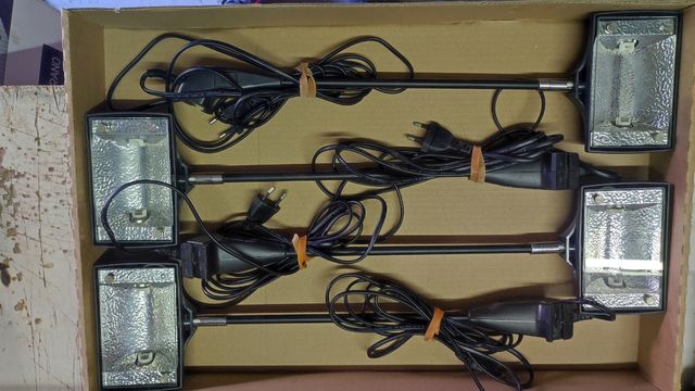 LOTE DE 4 FOCOS HALOGENOS