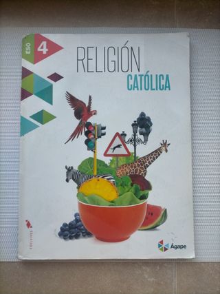 Libro Religión Católica, 4° secundaria.