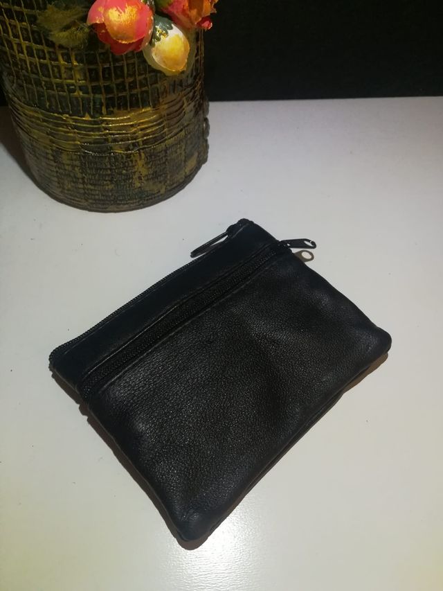 Monedero piel y llavero de regalo 