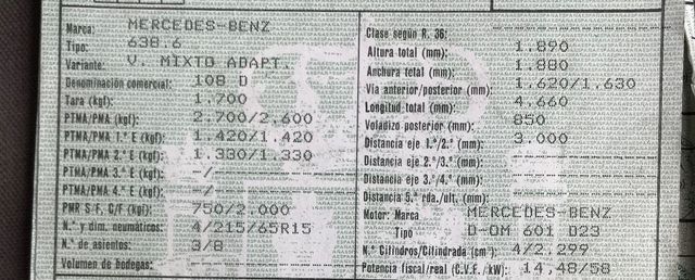 Mercedes-Benz Vito 1996