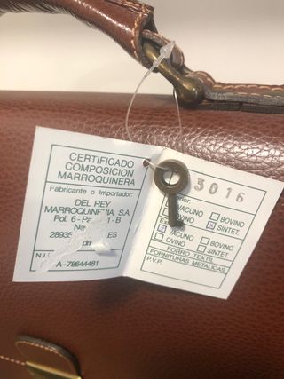Maletin de piel marron