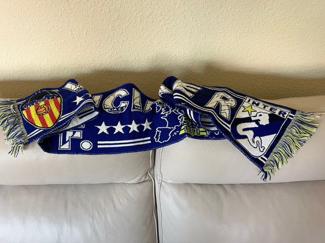 Bufanda antigua Valencia CF - Inter