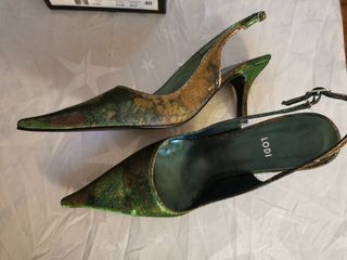Zapatos de tacón medio sin talón