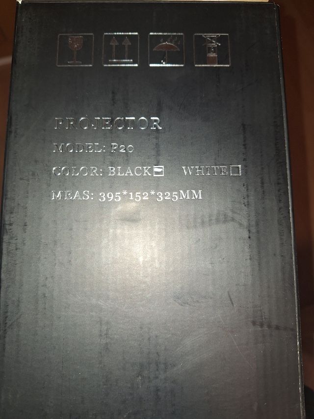 Proyector Wimius P20 1080 8000 lumenes