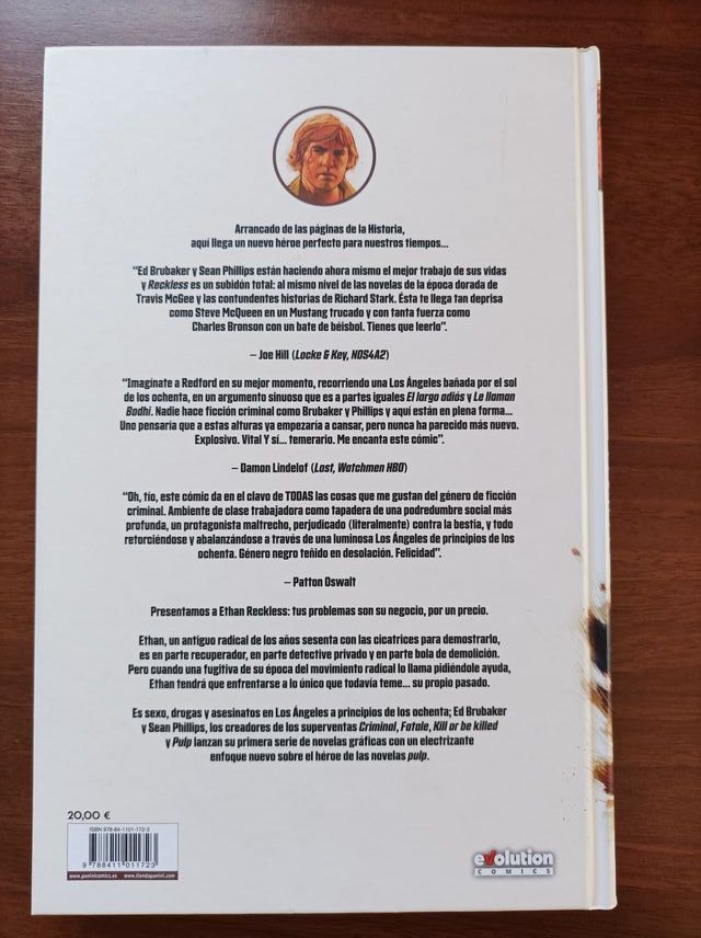 Reckless 1 - Panini/Evolution Comics