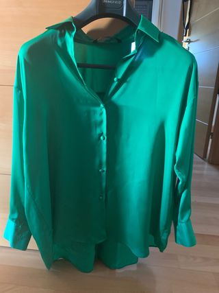 Camisa zara raso