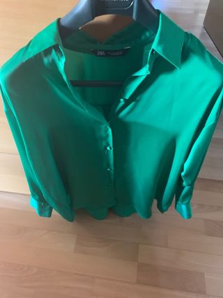 Camisa zara raso